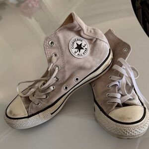 Converse Cream High Tops